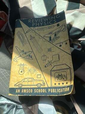 Vintage 1949 Reviewing Physics Paperback Textbook - Amsco School Publication